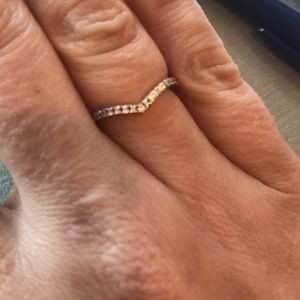 Pandora Shimmering Wish Ring, sz 52